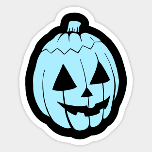 Blue Pumpkin Sticker